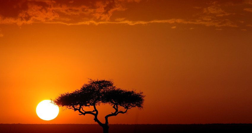 Sunset in Kenya